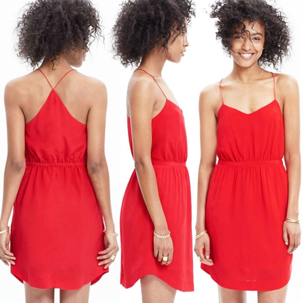 Madewell Silk Starview Cami Dress